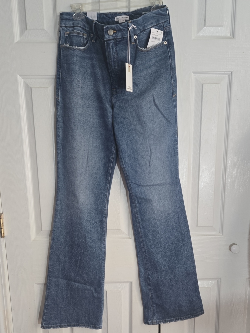 NEW Good American Jeans Good Classic High Rise Bootcut 30W